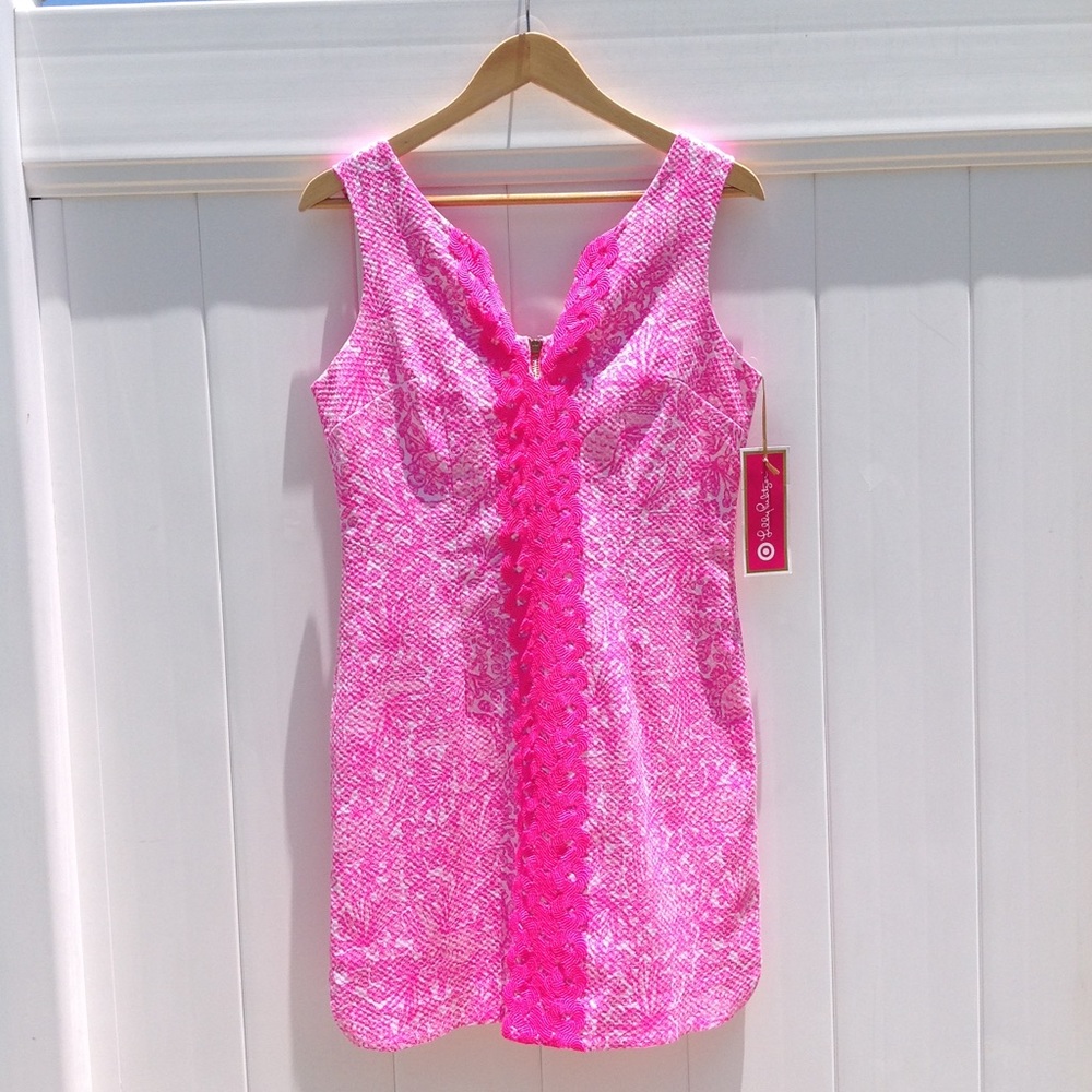 Lilly Pulitzer for Target Floral Pink Mini Dress - Picture 6 of 13